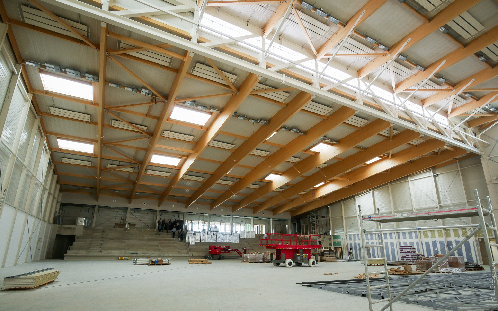 Lire la suite à propos de l’article Visite de chantier du futur gymnase – 31 mai 2017