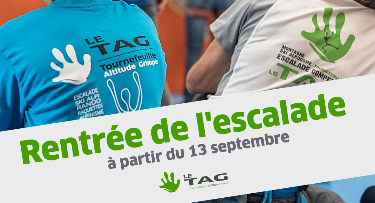 Lire la suite à propos de l’article Reprise de l’Escalade pour tous, dès le lundi 13 septembre