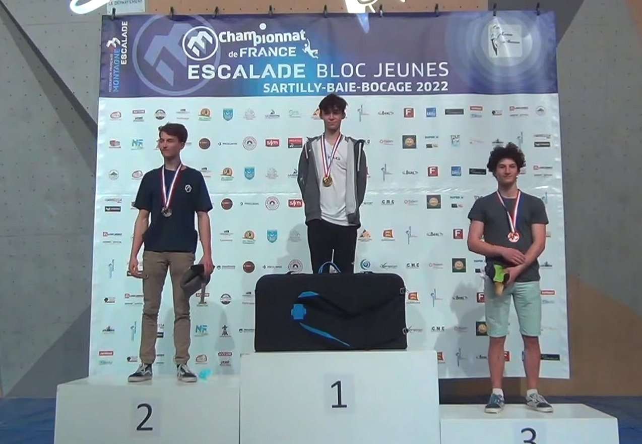 Lire la suite à propos de l’article Retour sur les Championnats de France de bloc 2022 – Kito Champion de France U18