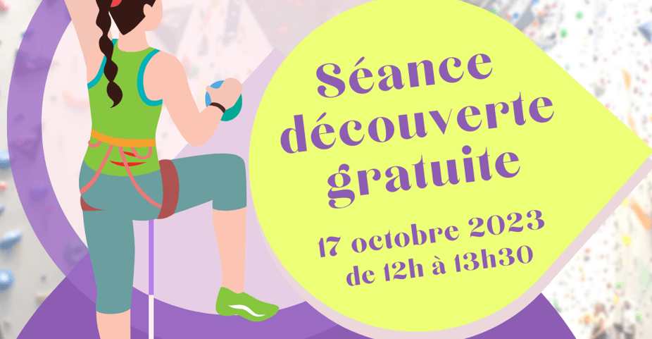 Lire la suite à propos de l’article Grimper pour dépasser le cancer du sein – Séance découverte gratuite