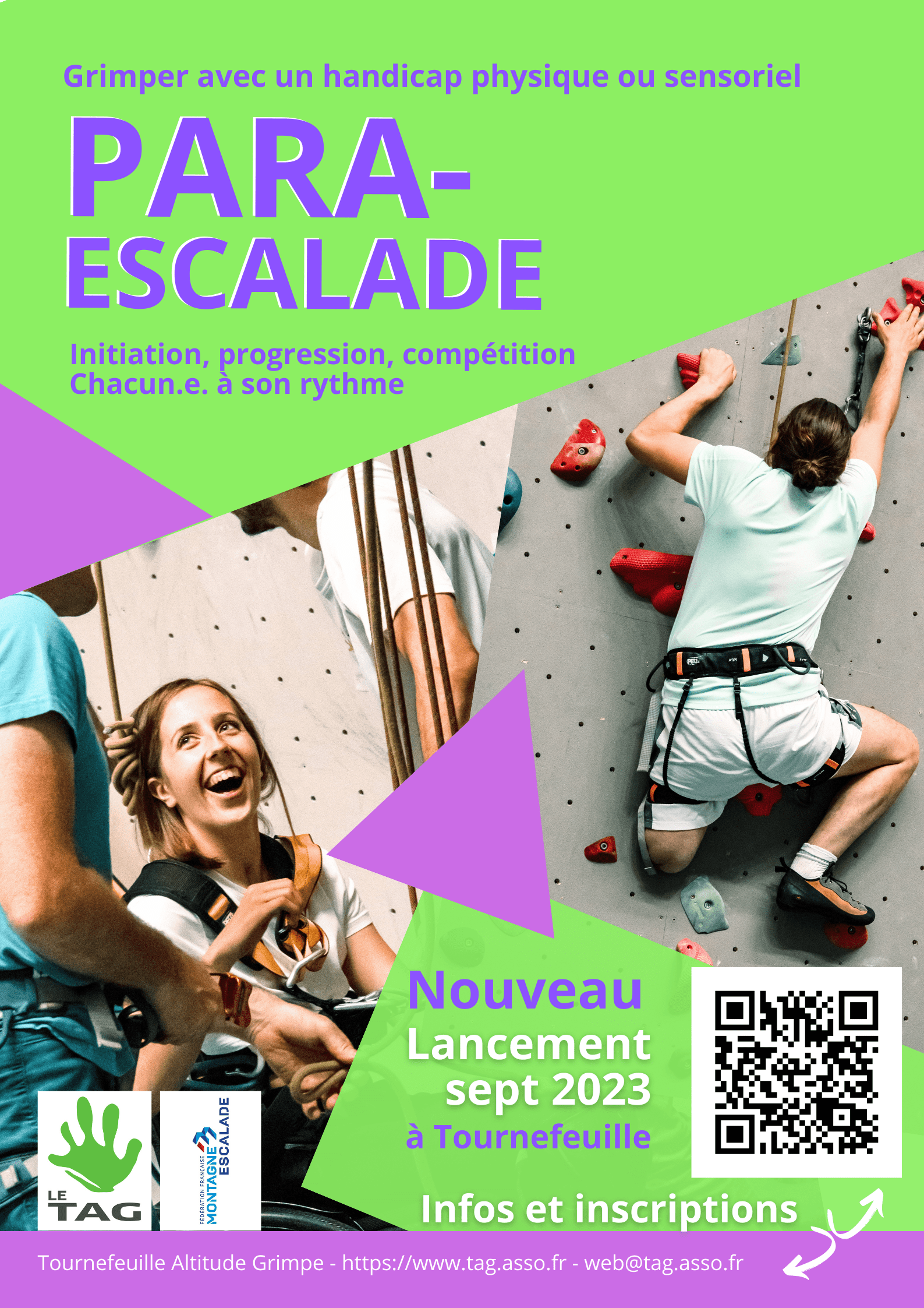 Lire la suite à propos de l’article La Para-escalade, un nouveau projet pour la rentrée 2023-2024