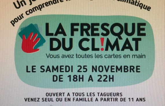 Lire la suite à propos de l’article Une fresque du climat au TAG, le 25 nov 2023