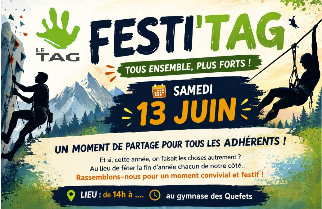 You are currently viewing FESTI’TAG le samedi 13 juin